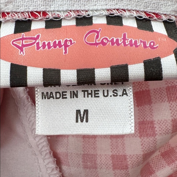 Pinup Couture Red Gingham Daisy Dress - Picture 7 of 7